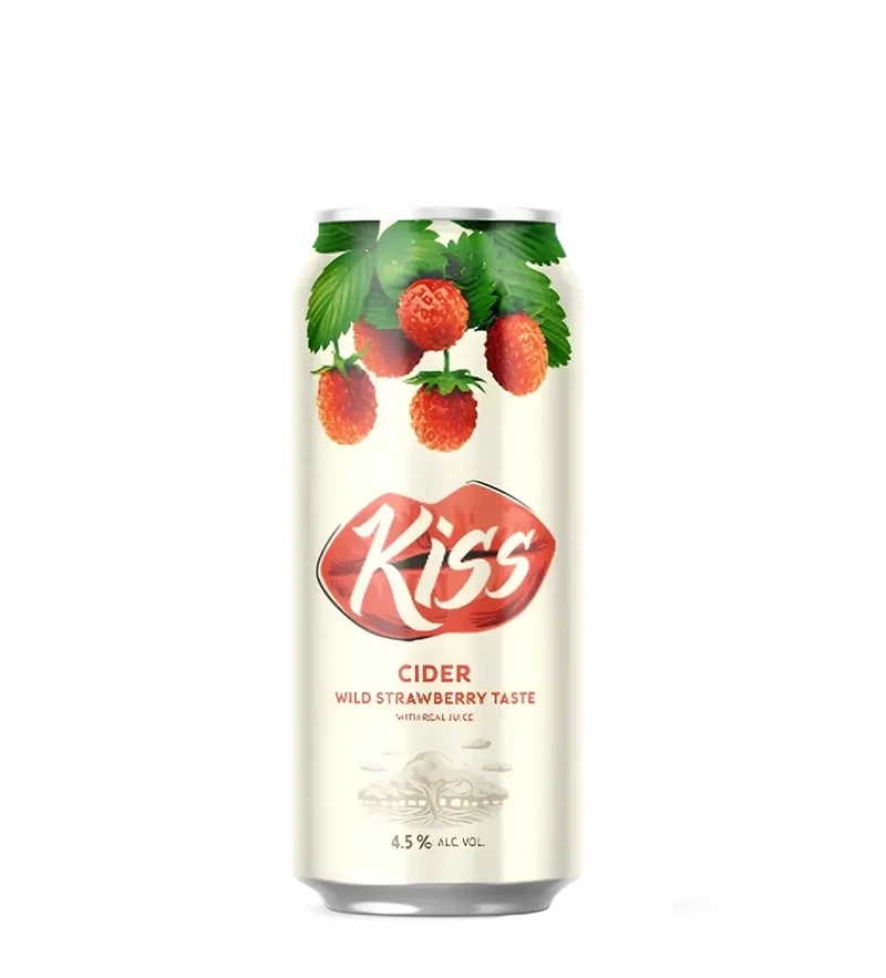 Cider KISS Wild Strawberry Can 4.5% 500ml