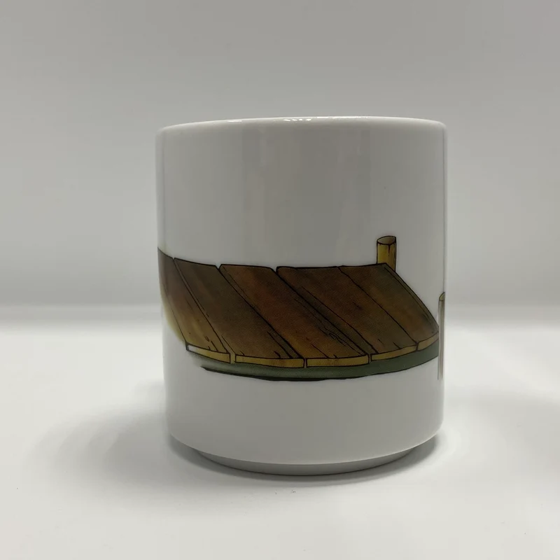 Tasse, Porzellan, Robbe „Segler, Seefahrer - Steg“ mit Wunschnamen - Jeder Name ist möglich!