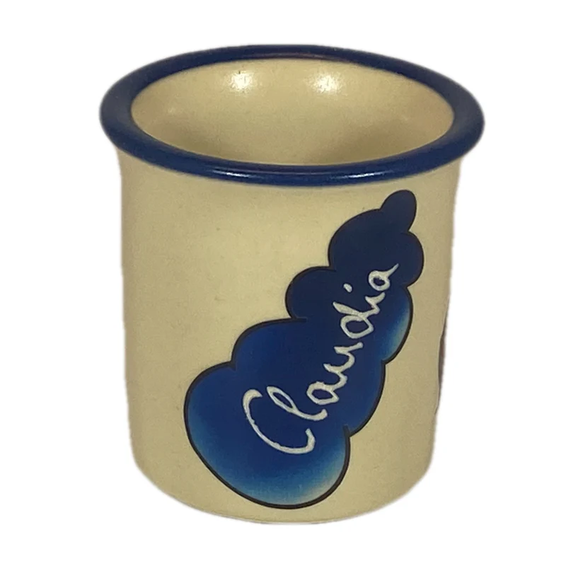 Eierbecher / Schnapsglas „Robbe Mädchen“ mit Wunschnamen - Jeder Name ist möglich!