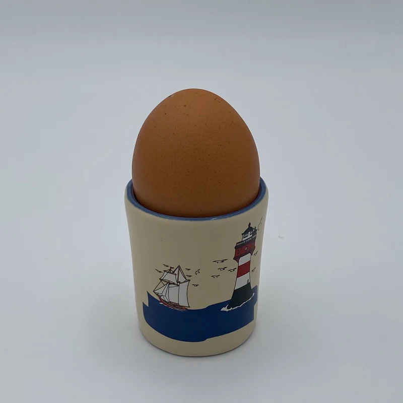 Eierbecher / Schnapsglas „Leuchtturm“ mit Wunschnamen - Jeder Name ist möglich!