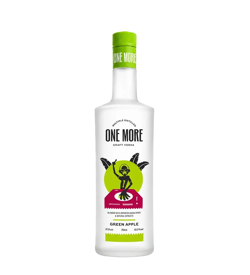One More Craft Green Apple Vodka 750ml