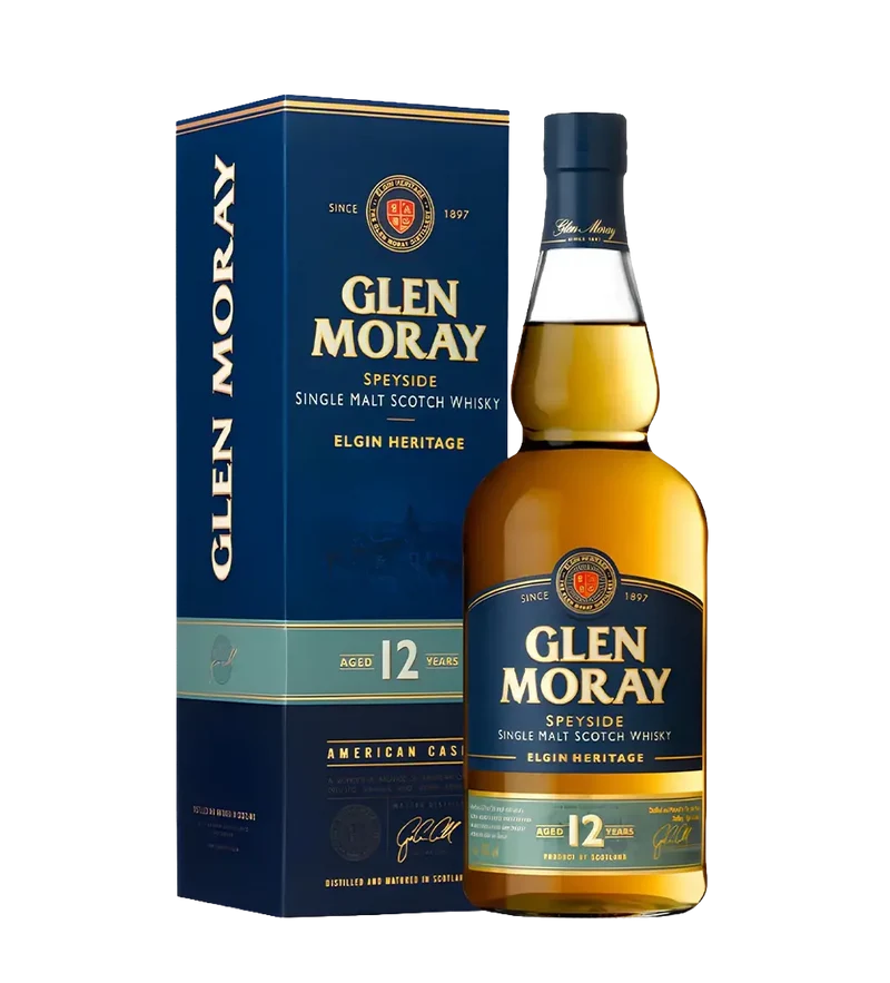 Glen Moray 12 YO Single Malt Scotch 700ml