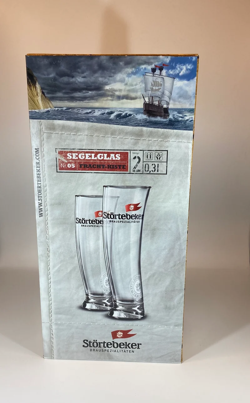 Segelglas 2er Set der „Störtebeker“ - Brauerei 0,3l