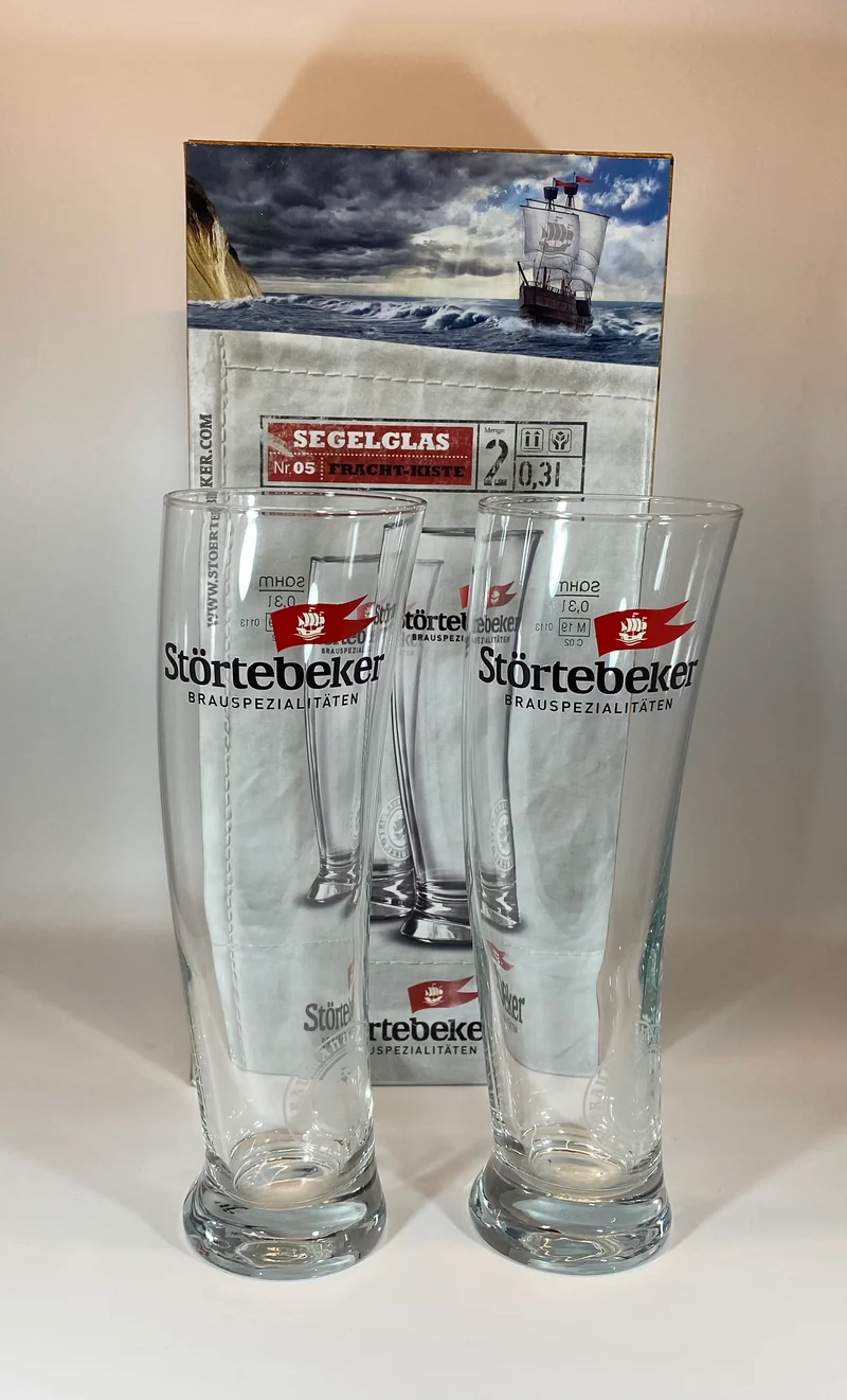 Segelglas 2er Set der „Störtebeker“ - Brauerei 0,3l
