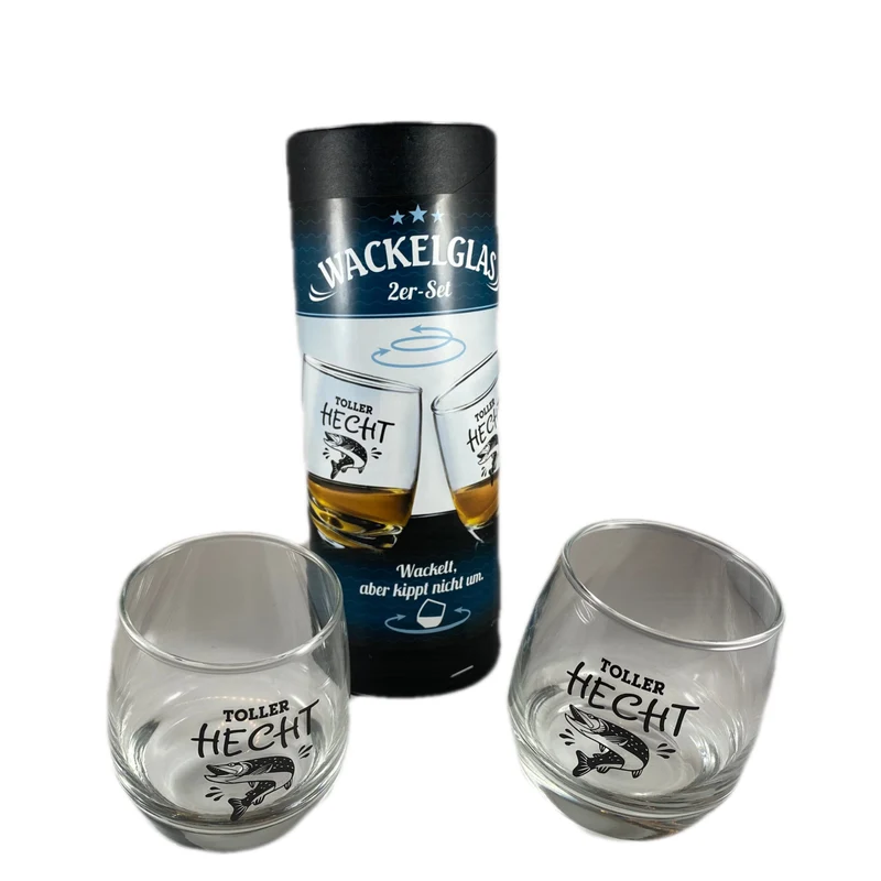 Wackelglas „toller Hecht“