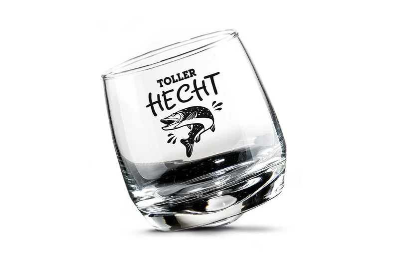 Wackelglas „toller Hecht“