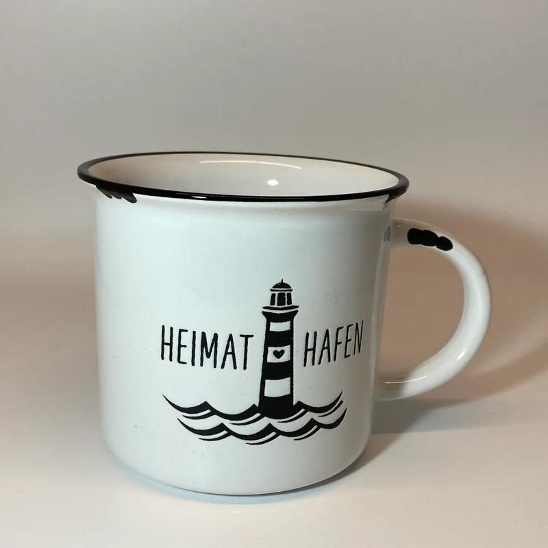 Tasse „Heimathafen“ Vintagebecher
