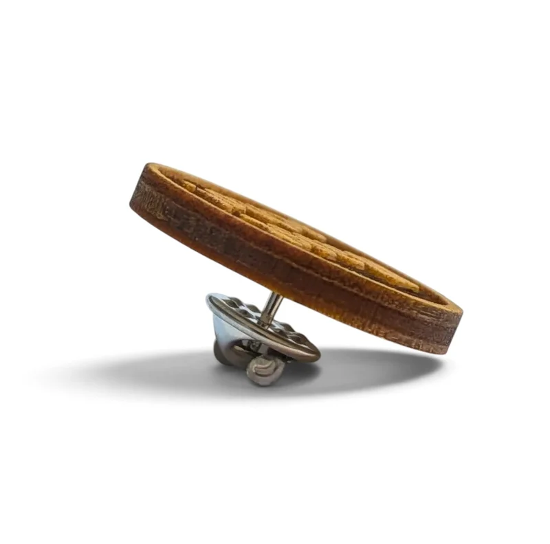 Holz-Ansteck-Pin "Zefix!"