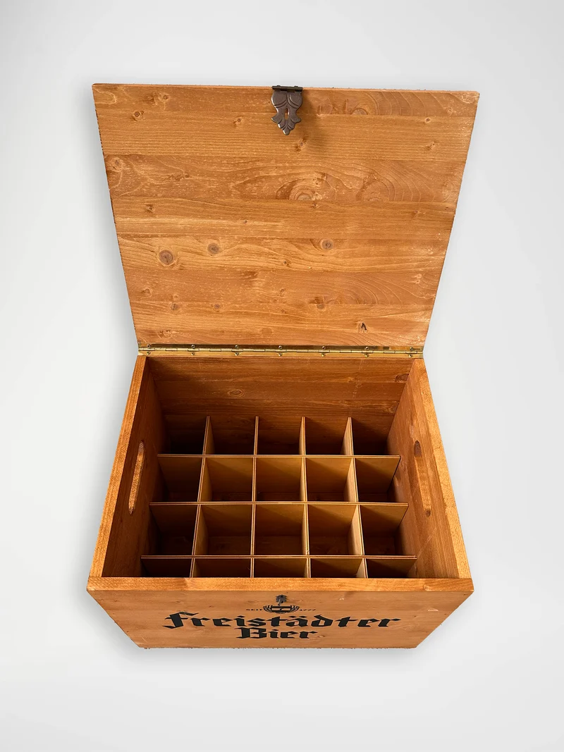 Freistädter Bier Holztruhe