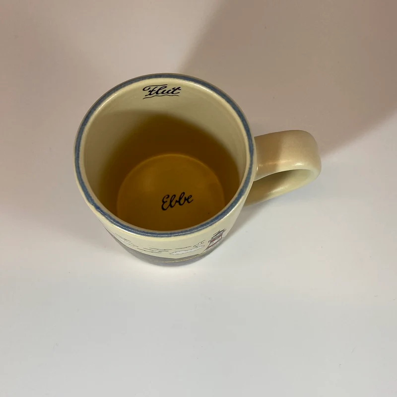 Kindertasse, Keramik, „Robbe“ klein (Espressogröße) mit Wunschnamen - Jeder Name ist möglich!