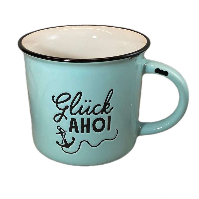 Tasse „Glück AHOI“ Vintagebecher