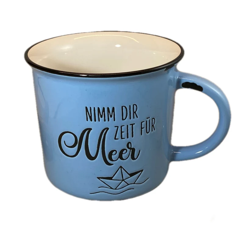 Tasse „Nimm Dir Zeit für Meer“ Vintagebecher