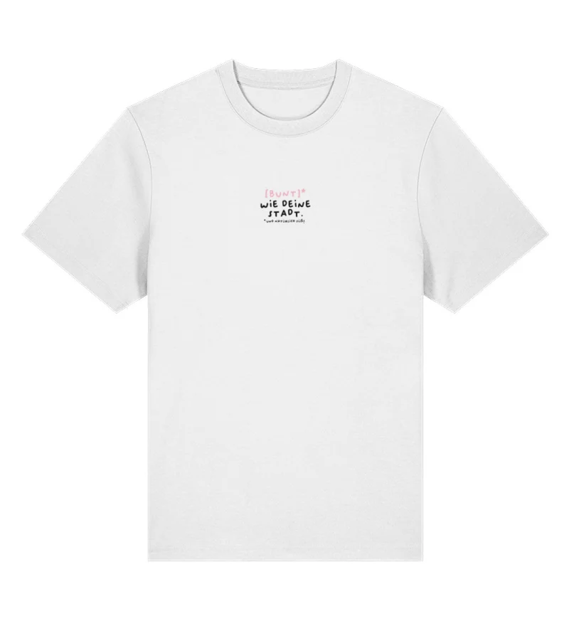 Kölsches Wasser T-Shirt - "Bunt wie deine Stadt"- Spruch