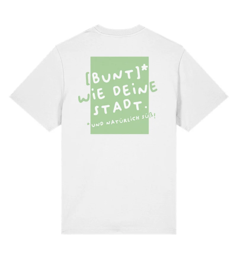 Kölsches Wasser T-Shirt - "Bunt wie deine Stadt"- [grün]