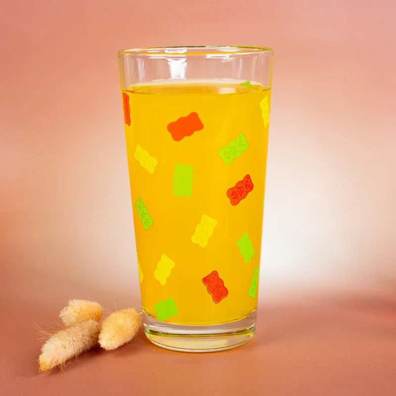 HARIBO Trinkglas mit Gummibärchen Motiv | Glas 380 ml von Ritzenhoff & Breker für Kinder & Fans