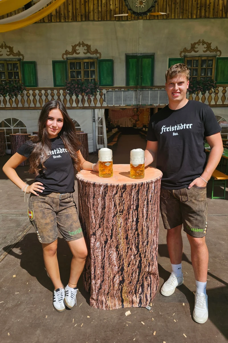 Freistädter Bier Lederhose Herren