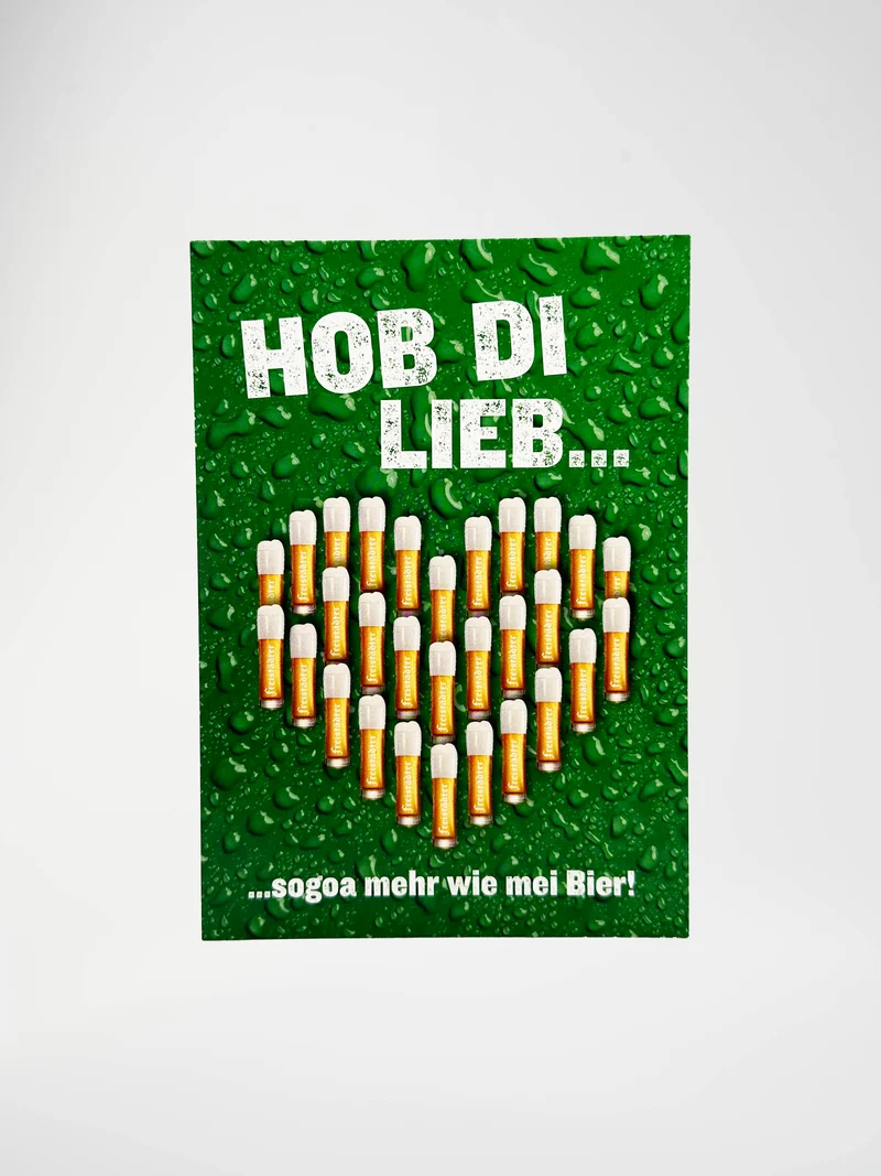Freistädter Bier Grußkarte A6