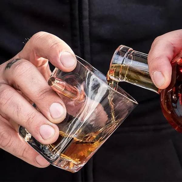 Whiskeyglas "Schusswechsel"