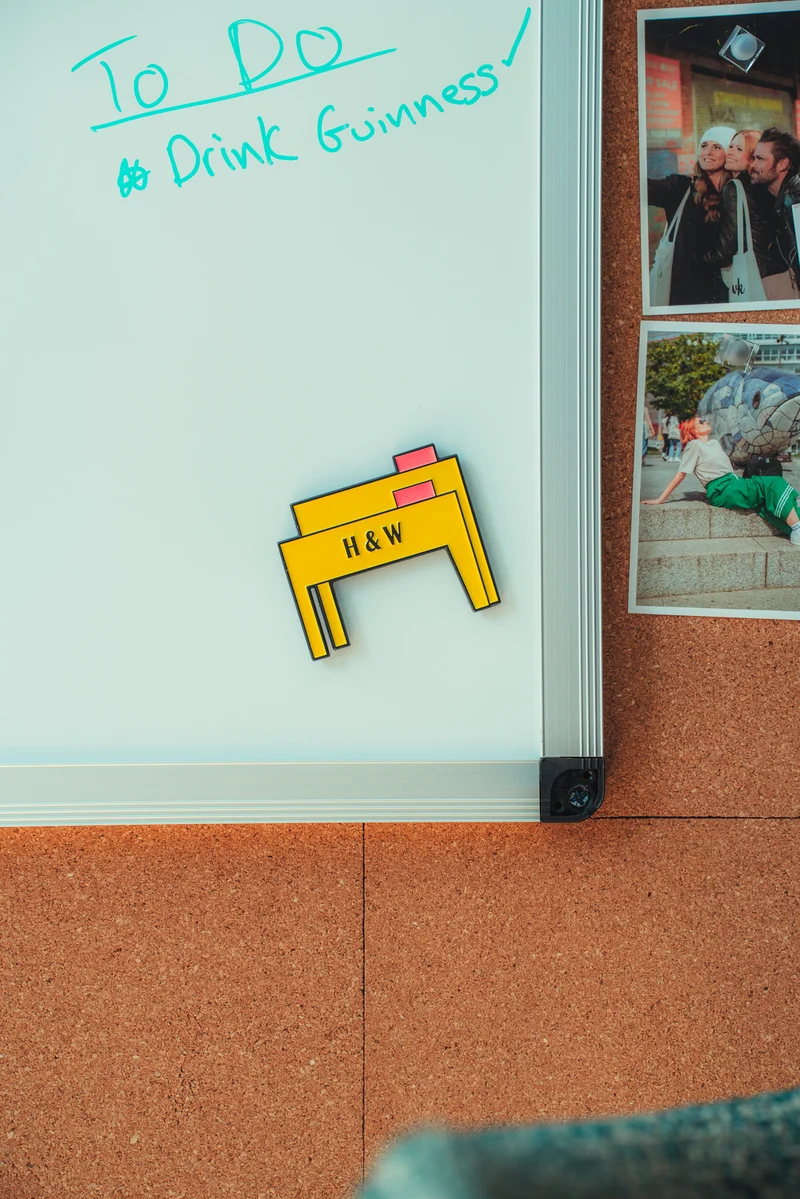 H&W Cranes Magnet | Born and Bred