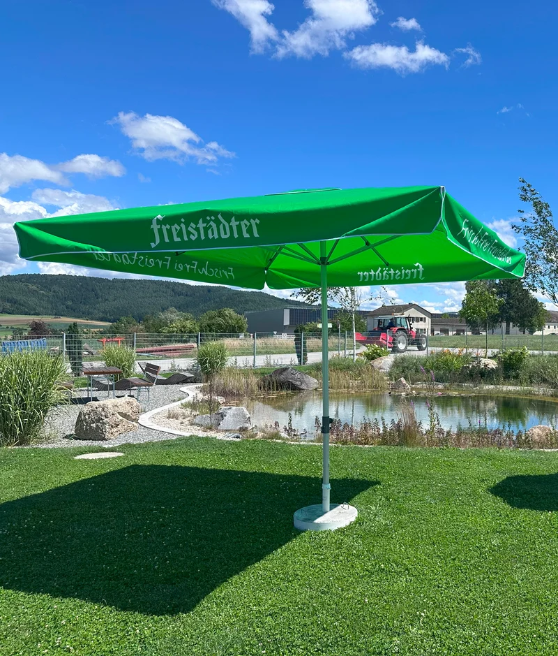 Freistädter Bier Sonnenschirm 3m