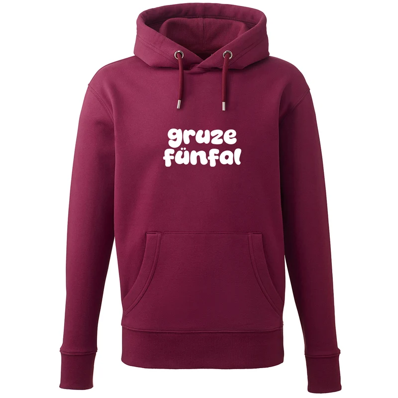 Hoodie "gruze fünfal"