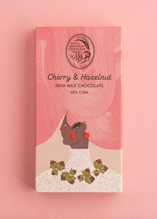 Cherry and Hazelnut Milk Chocolate | Hazel Mountain Chocolate