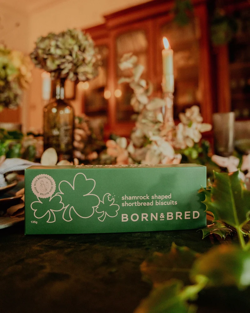 Shamrock Shaped Shortbread Biscuits | Born & Bred