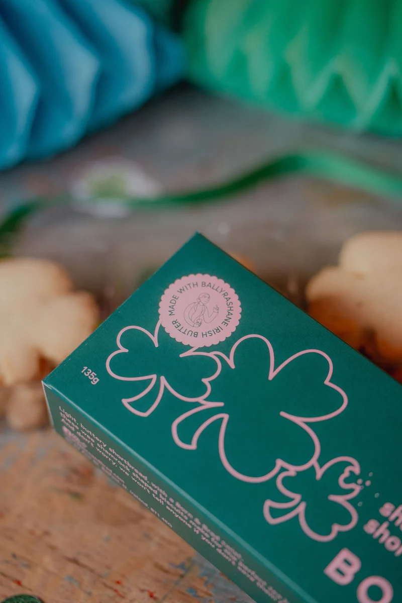 Shamrock Shaped Shortbread Biscuits | Born & Bred