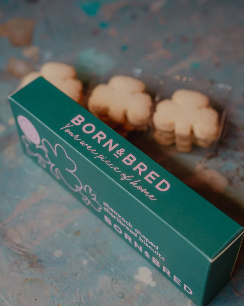 Shamrock Shaped Shortbread Biscuits | Born & Bred