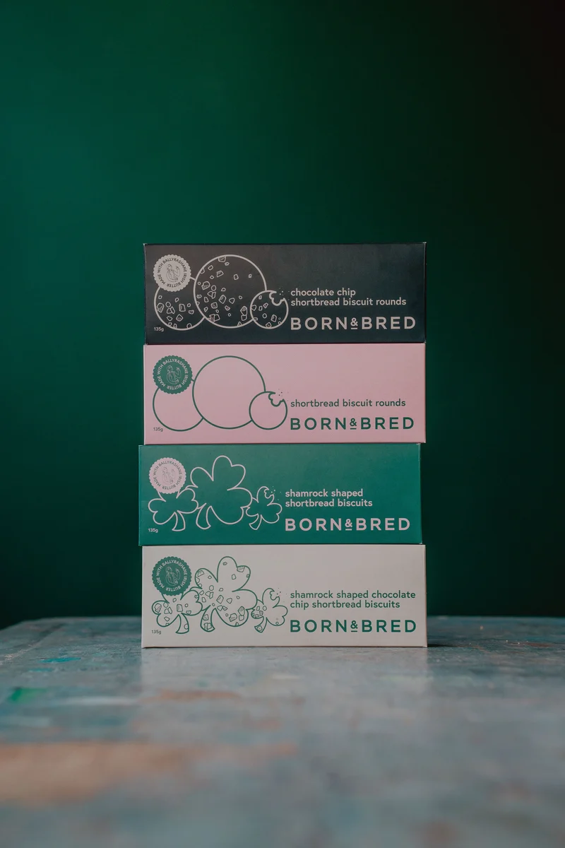 Shamrock Shaped Shortbread Biscuits | Born & Bred