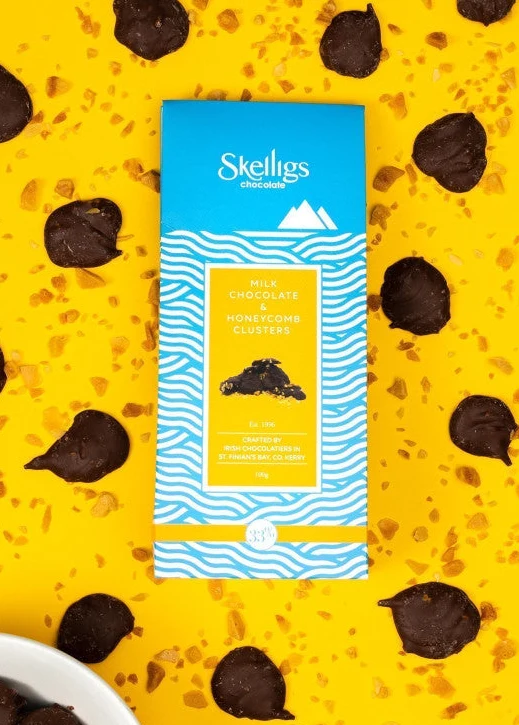 Milk Chocolate & Honeycomb Clusters | Skelligs Chocolate