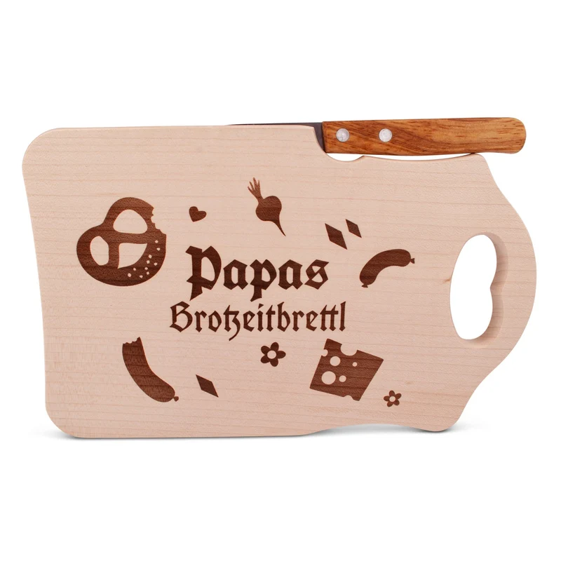 Brotzeitbrettl "Papas Brotzeitbrettl"