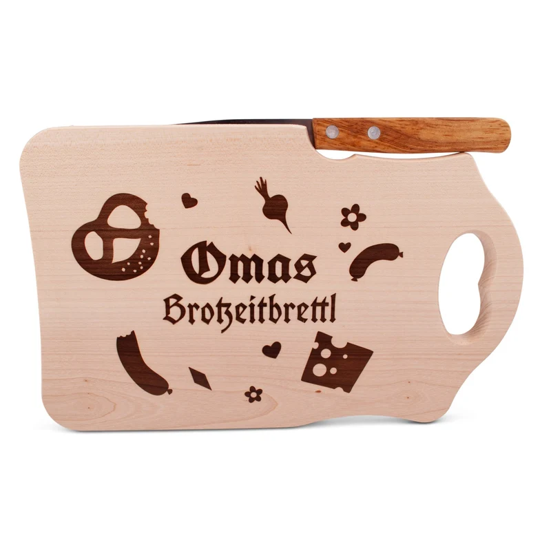 Brotzeitbrettl "Omas Brotzeitbrettl"