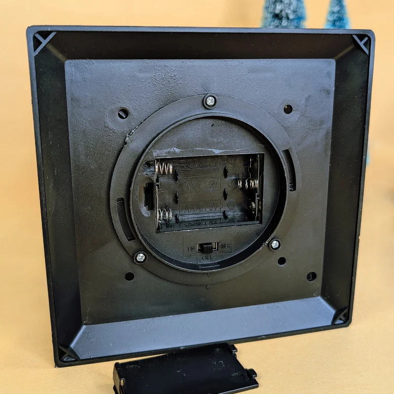LED Laterne mit funkelnden Sternen | Weihnachtsdekoration