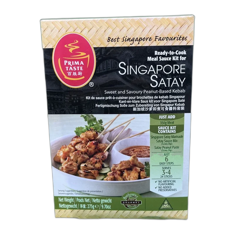 PRIMA TASTE Singapur Satay Retail Pack 275G