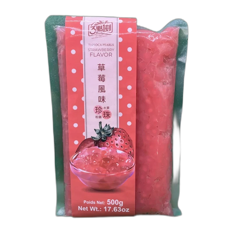 Tapioka Perlen Erdbeer Geschmack 500G