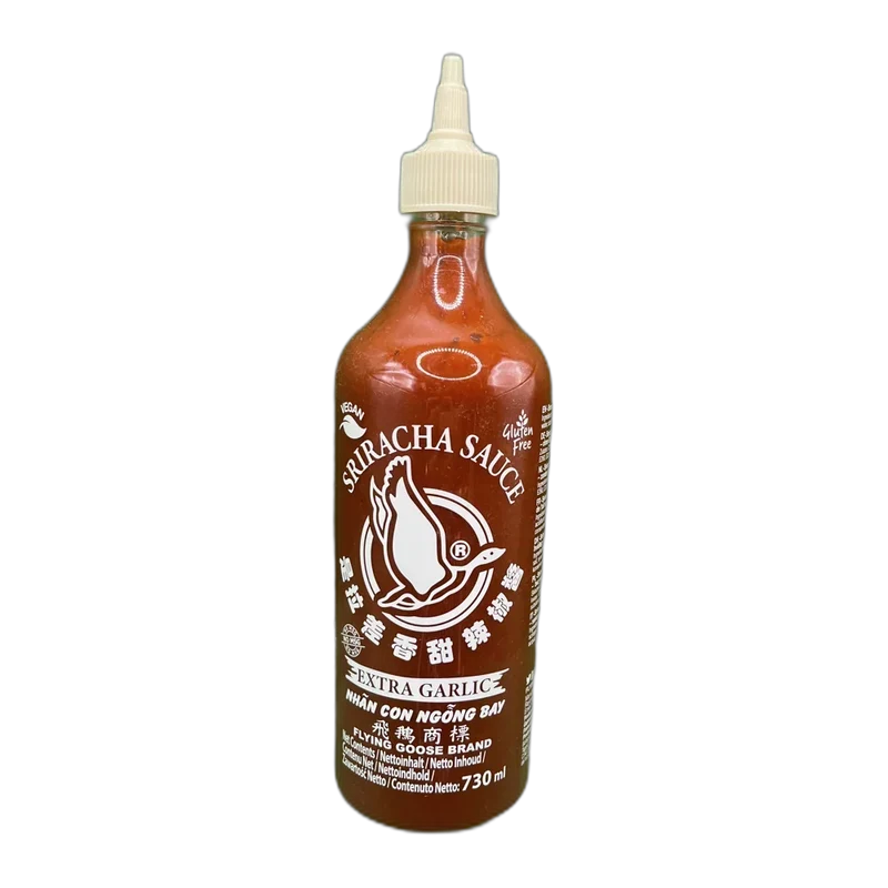 FLYING GOOSE Sriracha +Garlic,No MSG,GF 730ML