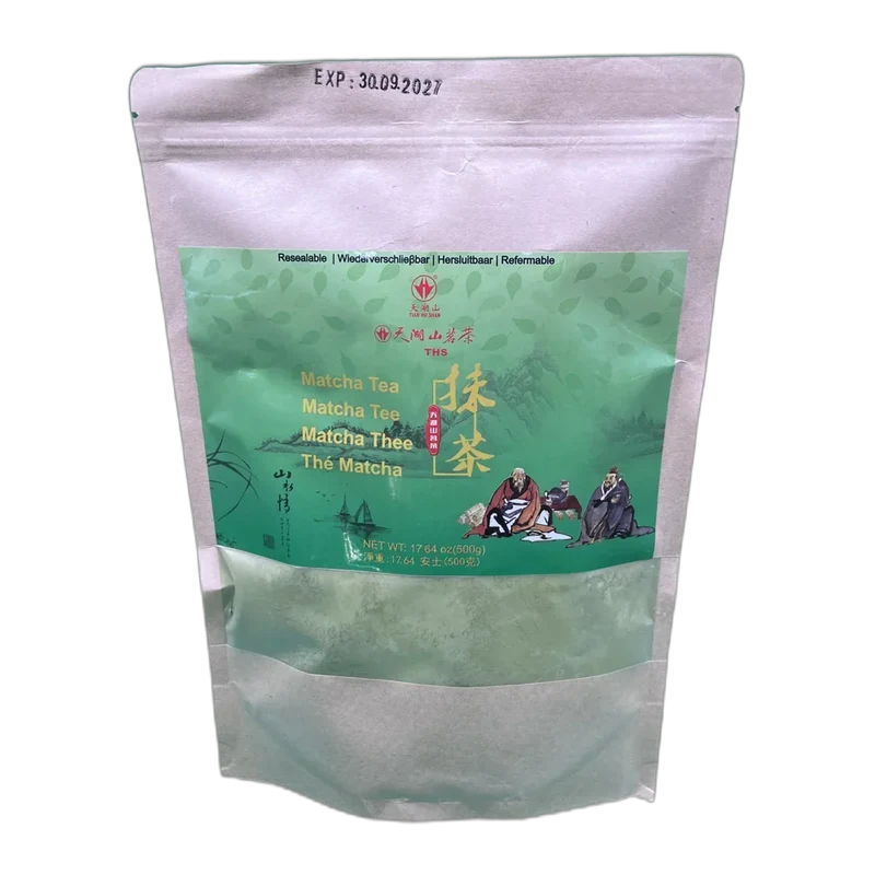 TIAN HU SHAN Green Tea Matcha Beutel 500G