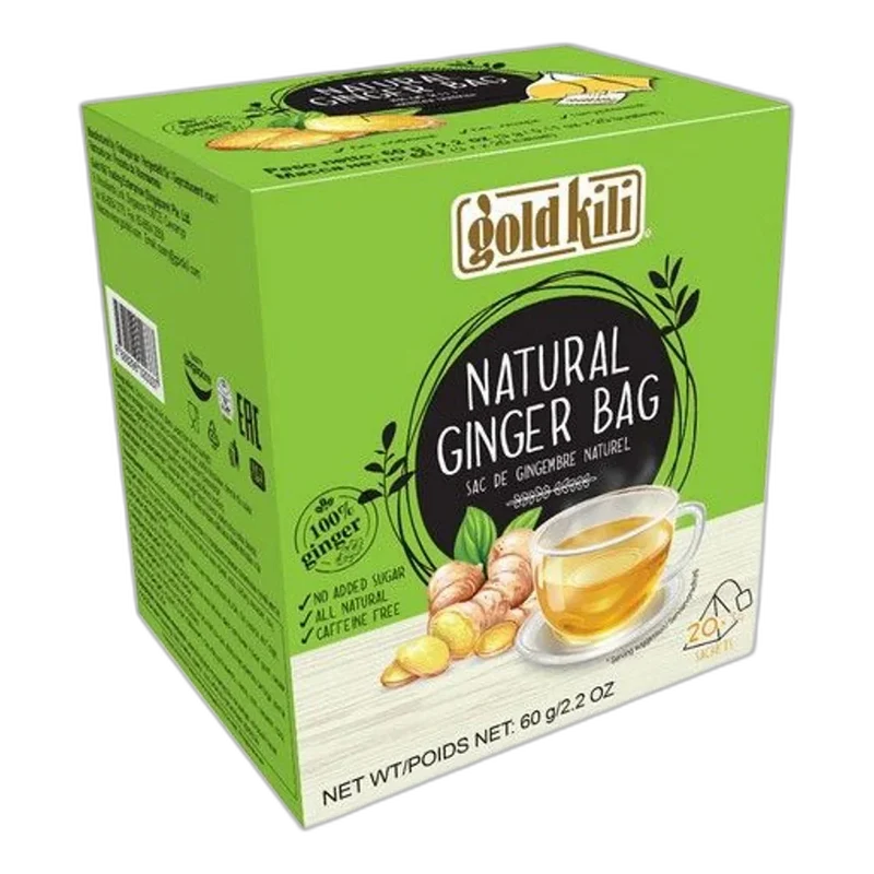 GOLD KILI Natural Ginger Tea, Ingwertee 60G