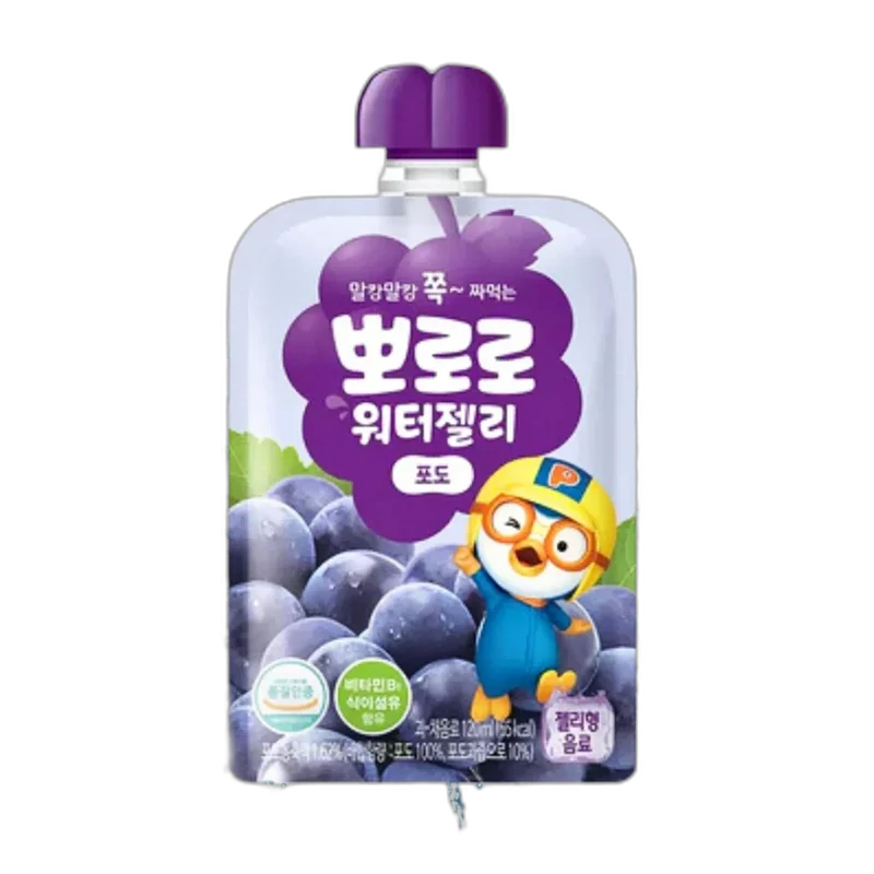 PALDO Pororo Water Jelly Grape Flavor 120ML