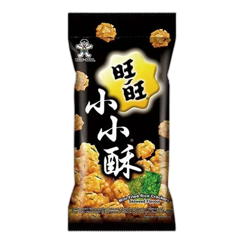 WANT WANT Mini Fried Crackers Spicy (black)60G