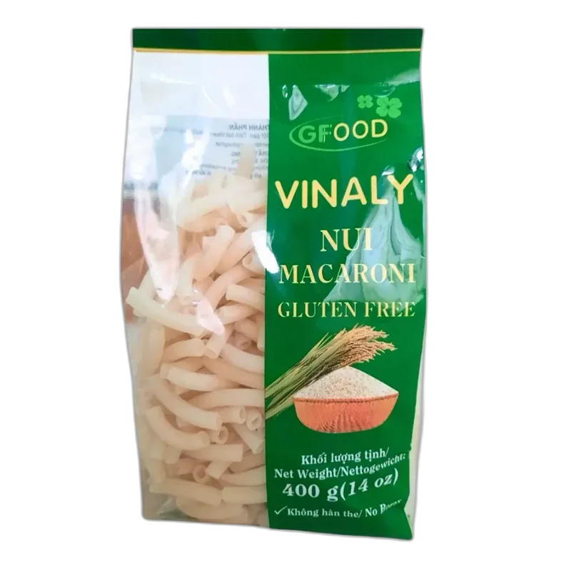 VINALY Glutenfreie Reis Macaroni Elbow/Tube 400G