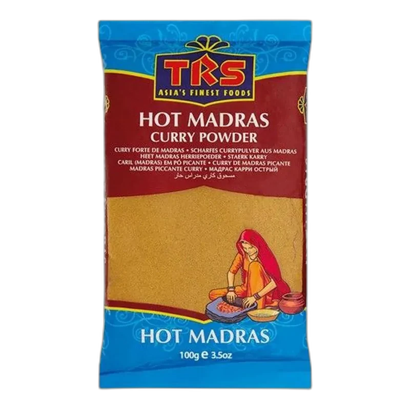 TRS Madras Curry Hot Pulver 100G