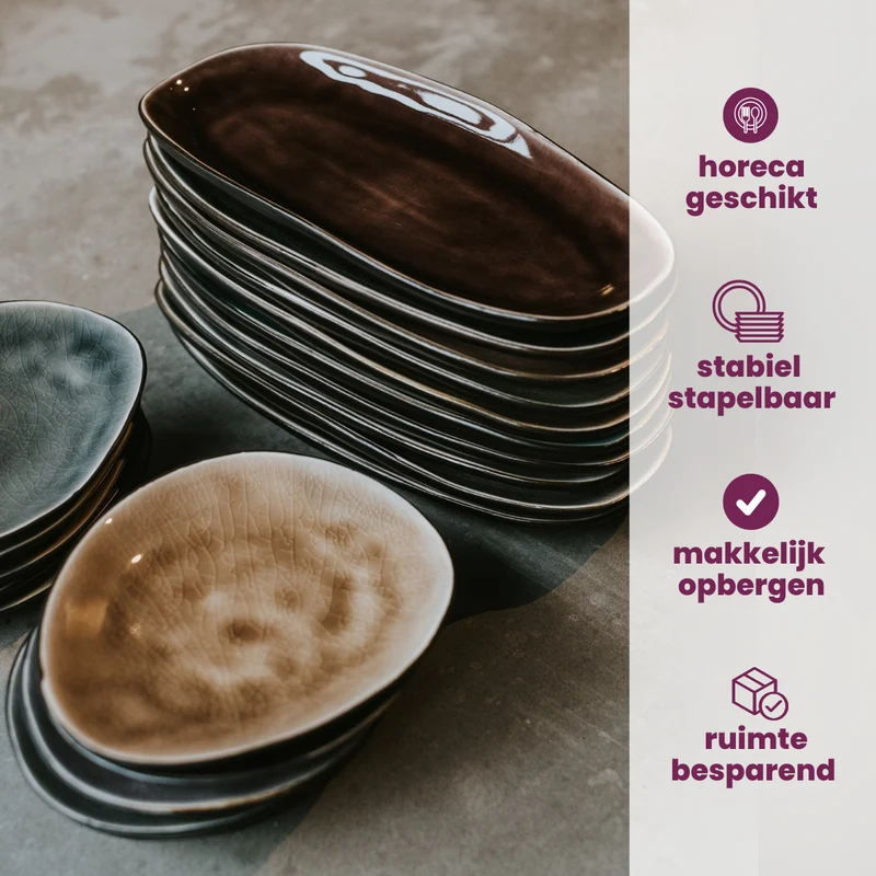 Cosy & Trendy Tapasbretter Streetfood 22.5 x 10 cm - 10 Stück