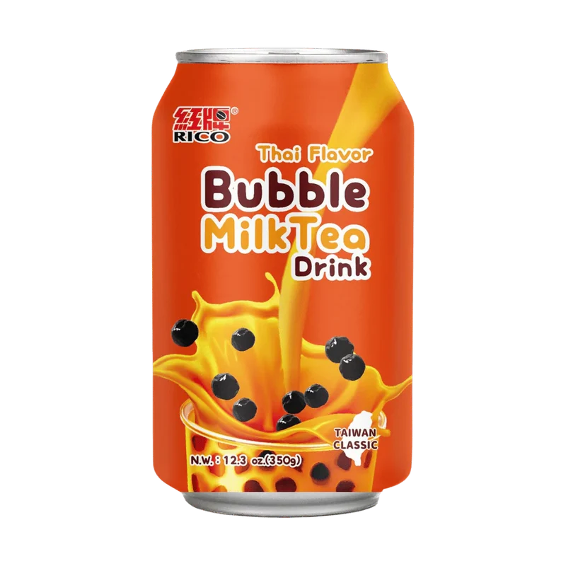 RICO Thai Flavor Bubble Milk Tea 350ML Dose