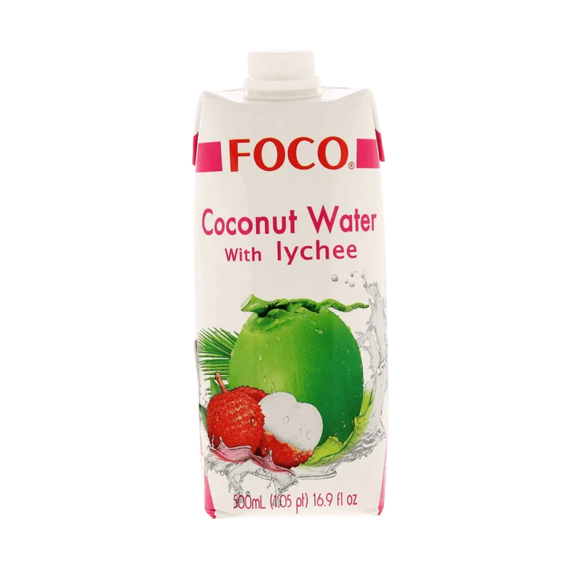 FOCO Kokoswasser mit Lychee 500ML