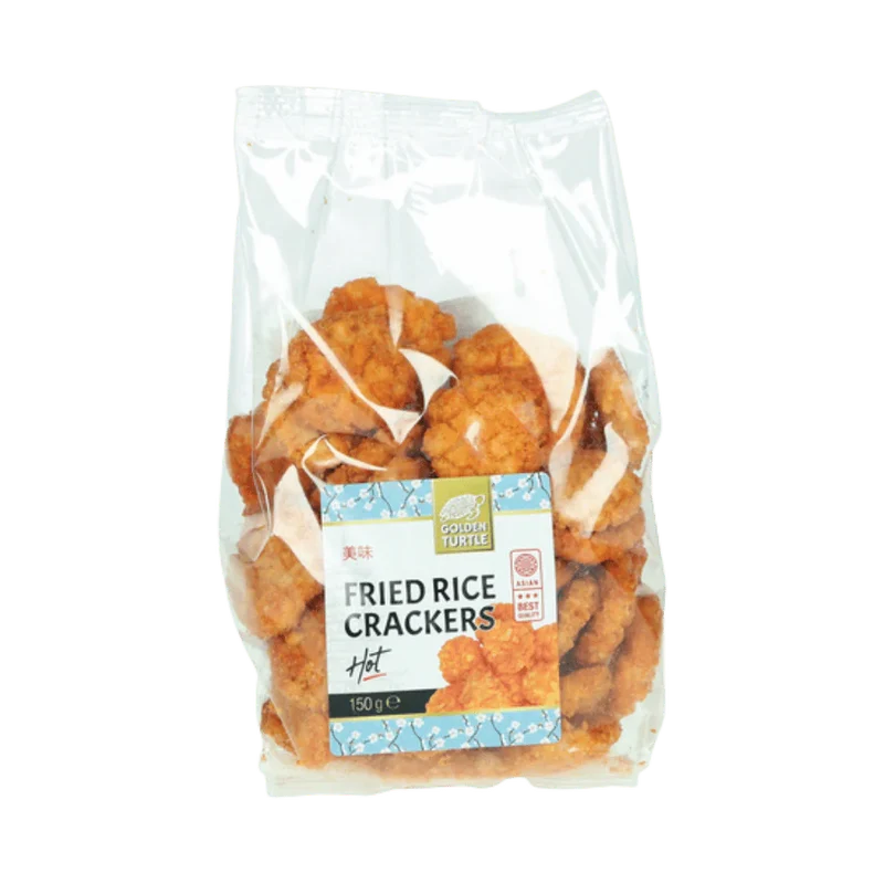 GOLDEN TURTLE Frittierte Reiscracker Scharf 150G