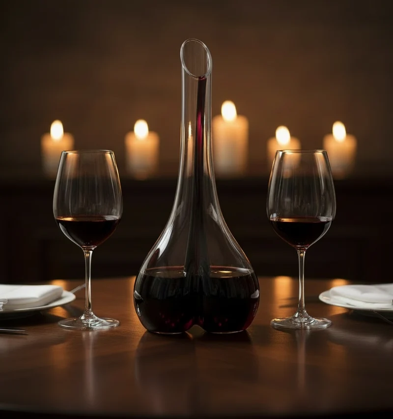 Riedel Dekanter Black Tie Smile – Handgefertigt – 750 ml