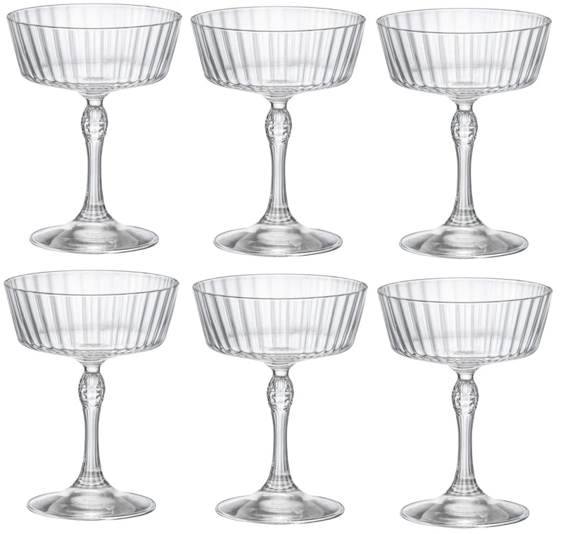 Bormioli Rocco Cocktailgläser America 20's 270 ml - 6 Stücke