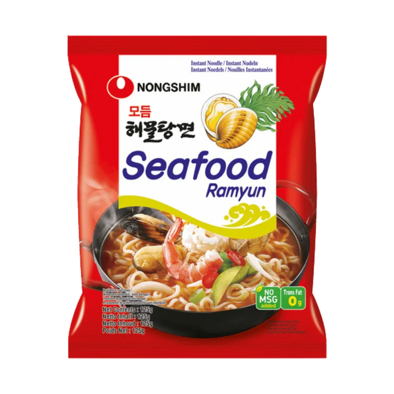NONGSHIM Instant Nudeln Seafood Ramyun 125G